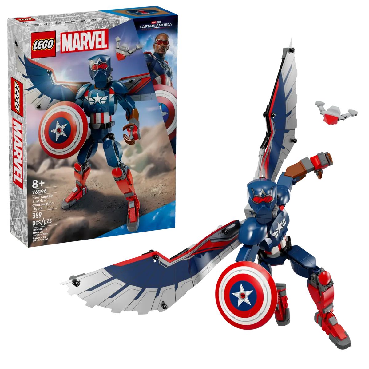 Конструктор LEGO Marvel Super Heroes Капитан Америка 359 дет. - фото 1