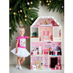 Домик для кукол PAREMO 135 см с мебелью