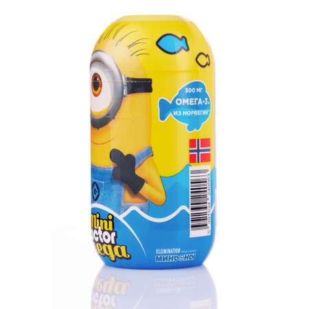 Омега-3 Mini Doctor детям с 3 лет 30 жевательных капсул в форме рыбок