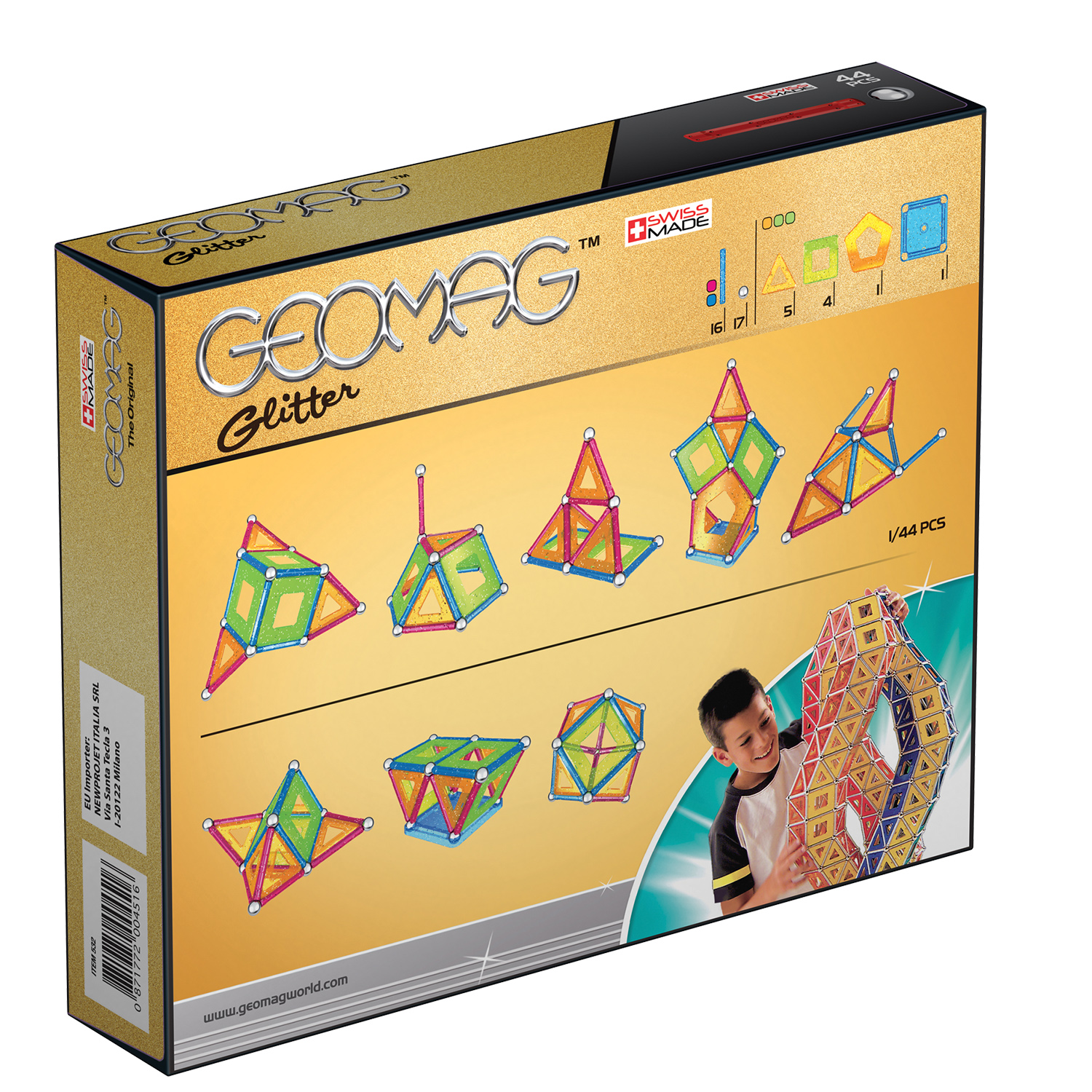 Конструктор Geomag Gitter магнитный 44 дет. - фото 15