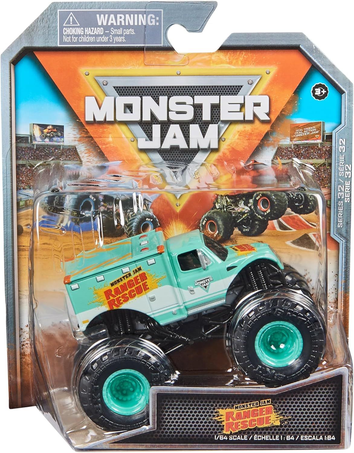 Машинка Monster Jam 1:64 Ranger Rescue 6044941/20143058 6044941 - фото 7