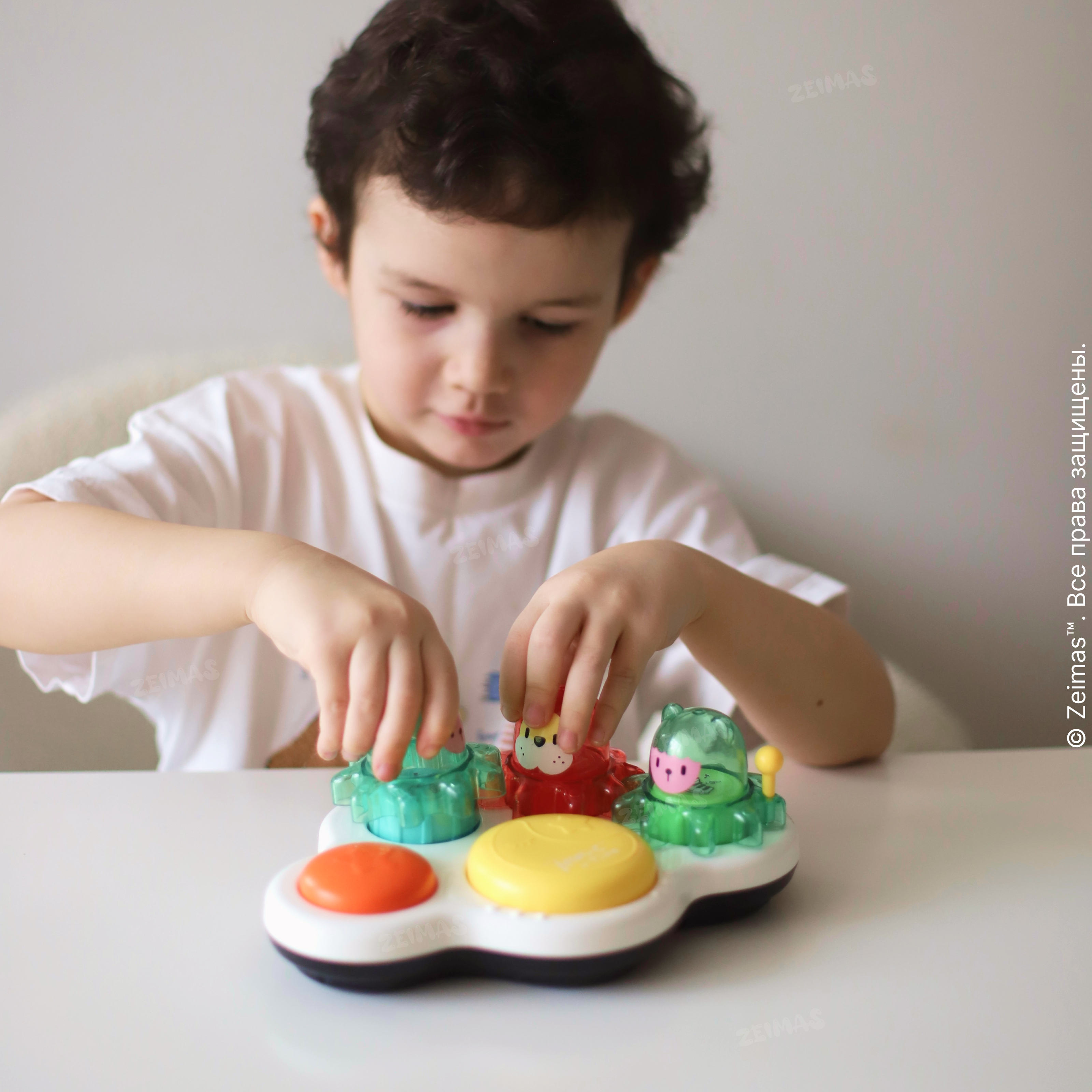 Игрушка Zeimas развивающий центр Барабан Мишки в ассортименте - фото 17