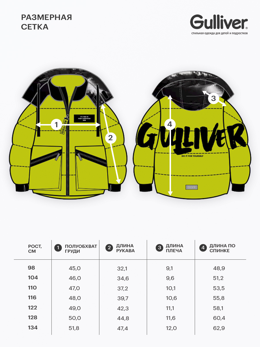 Куртка Gulliver 22406BMC4103 - фото 7