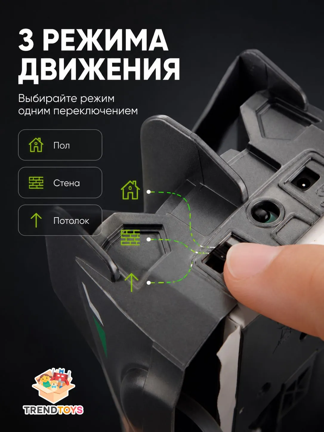Автомобиль РУ TrendToys Антигравитационная машинка - фото 8