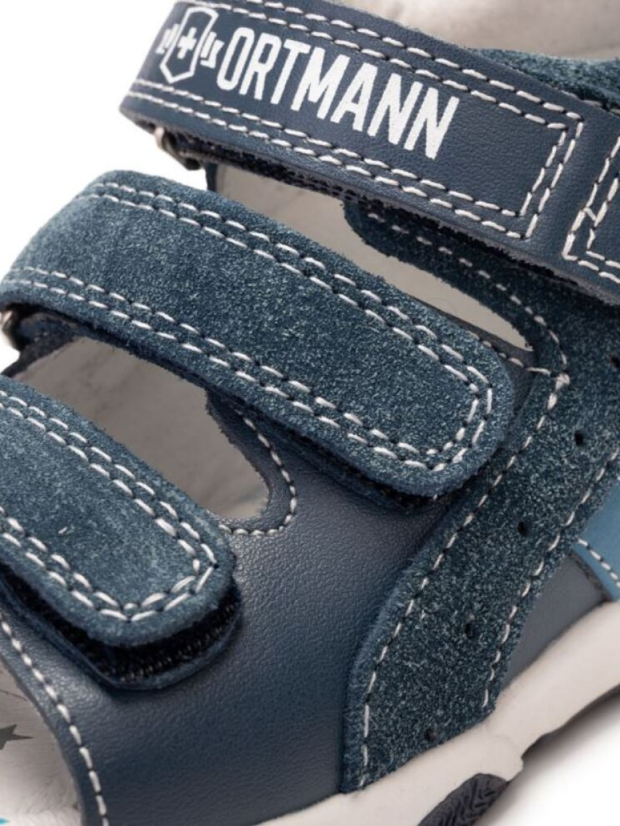 Сандалии ORTMANN kids 7.42-Oklend-синий/белый/красный - фото 6