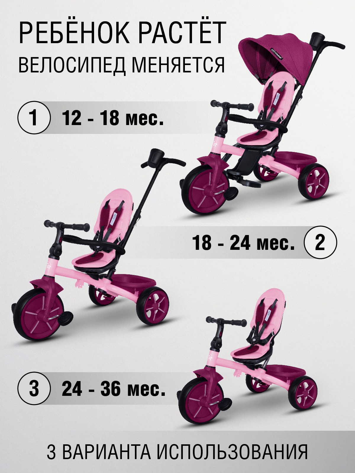Трехколесный велосипед CITYRIDE - фото 2