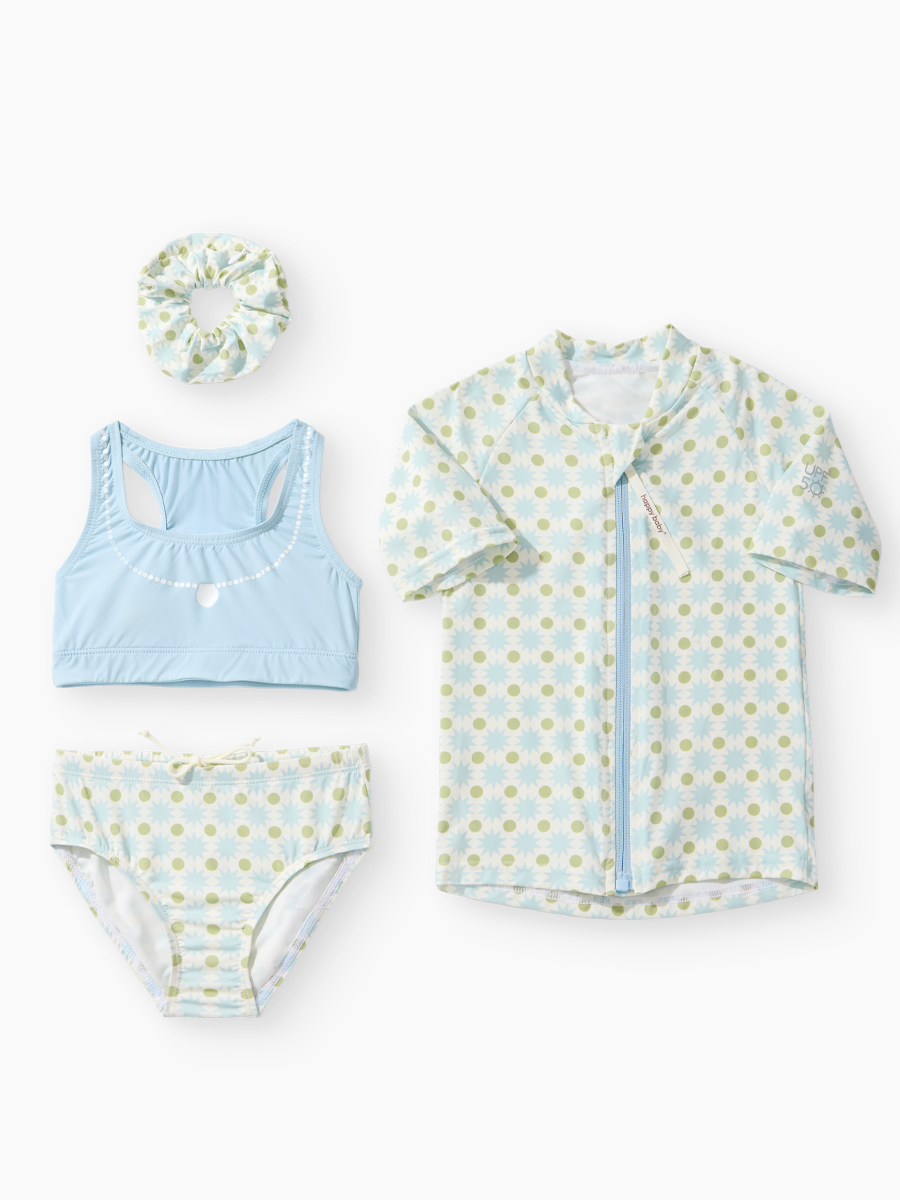 Комплект купальный Happy Baby 50707-1_blue-green - фото 1