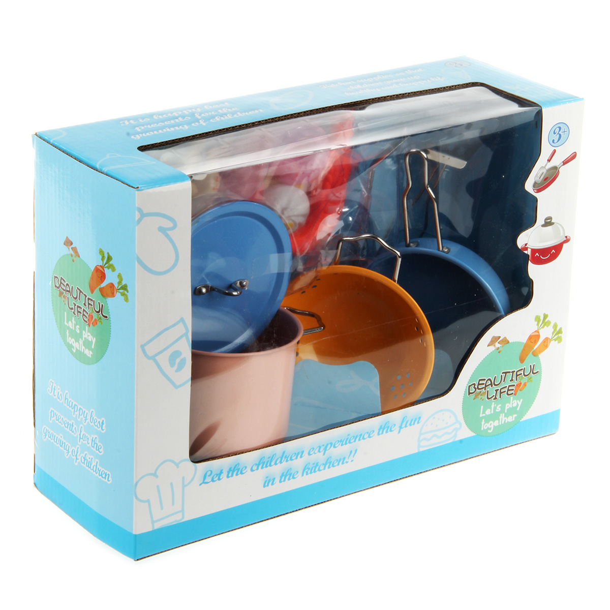 Игровой набор Veld Co тележки и корзинки, прилавок, касса, продукты - фото 8
