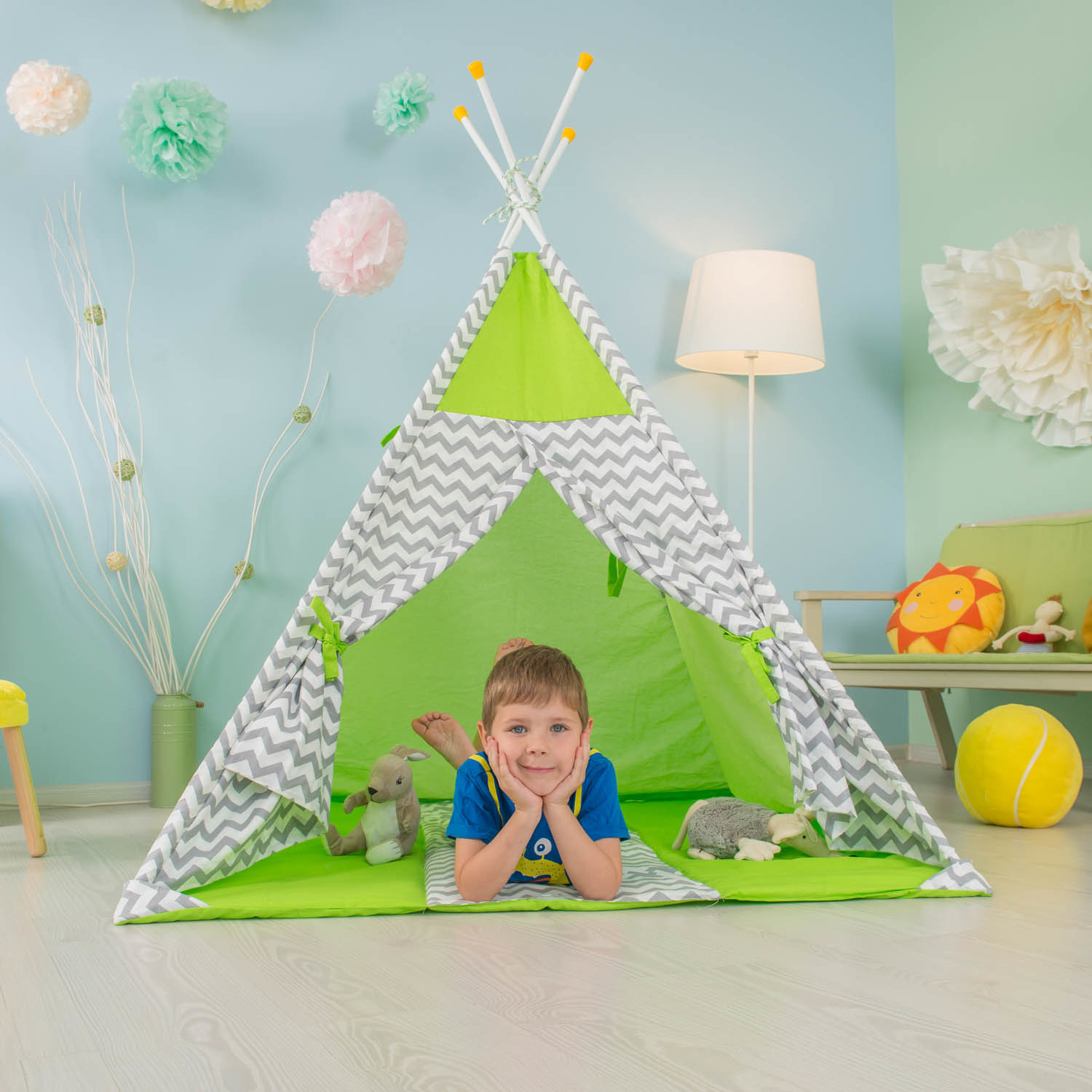 Палатка Polini kids Зигзаг - фото 15