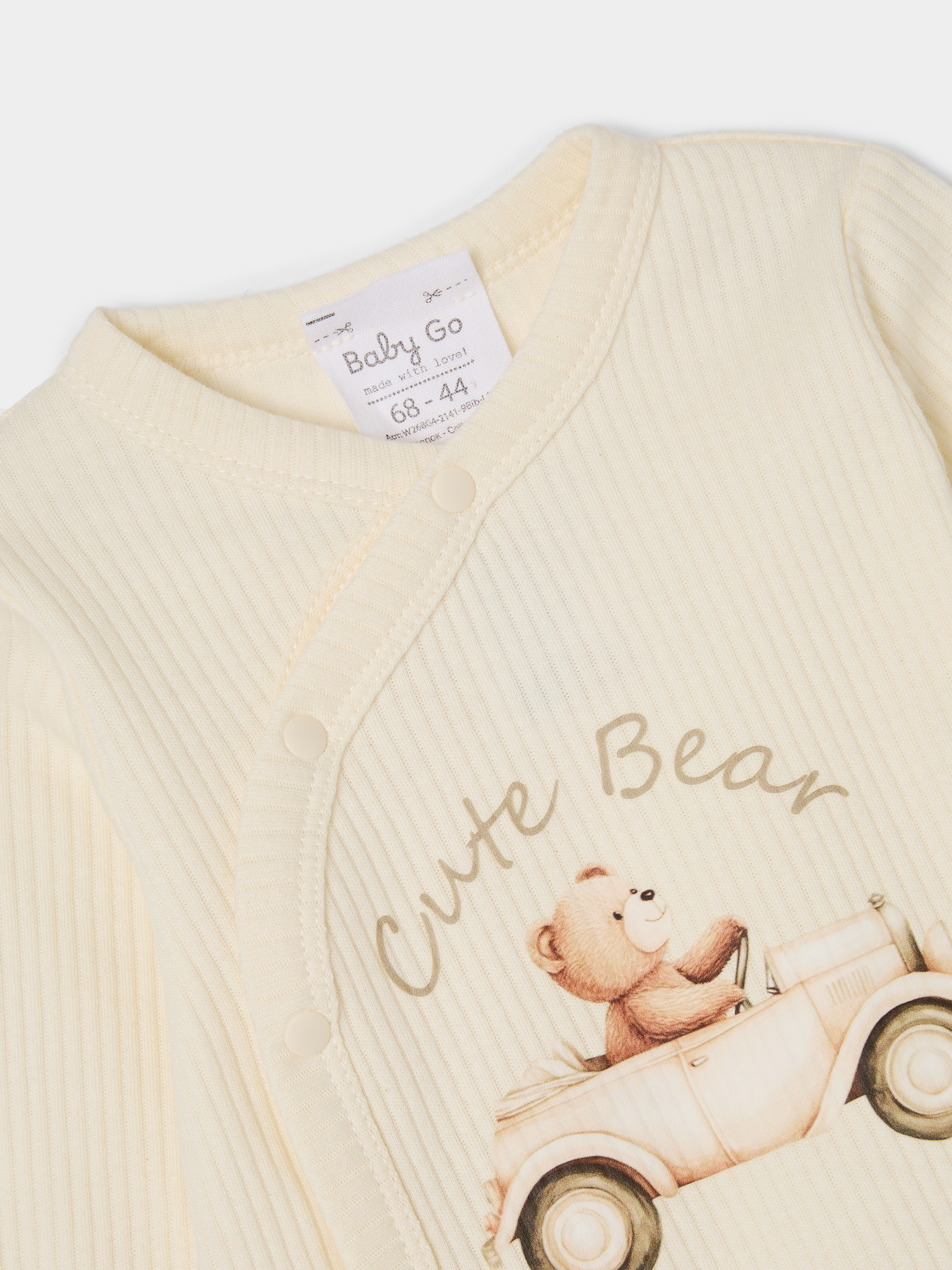 Боди-кимоно BabyGo W26BG4-2141-9Bib-L2 - фото 3