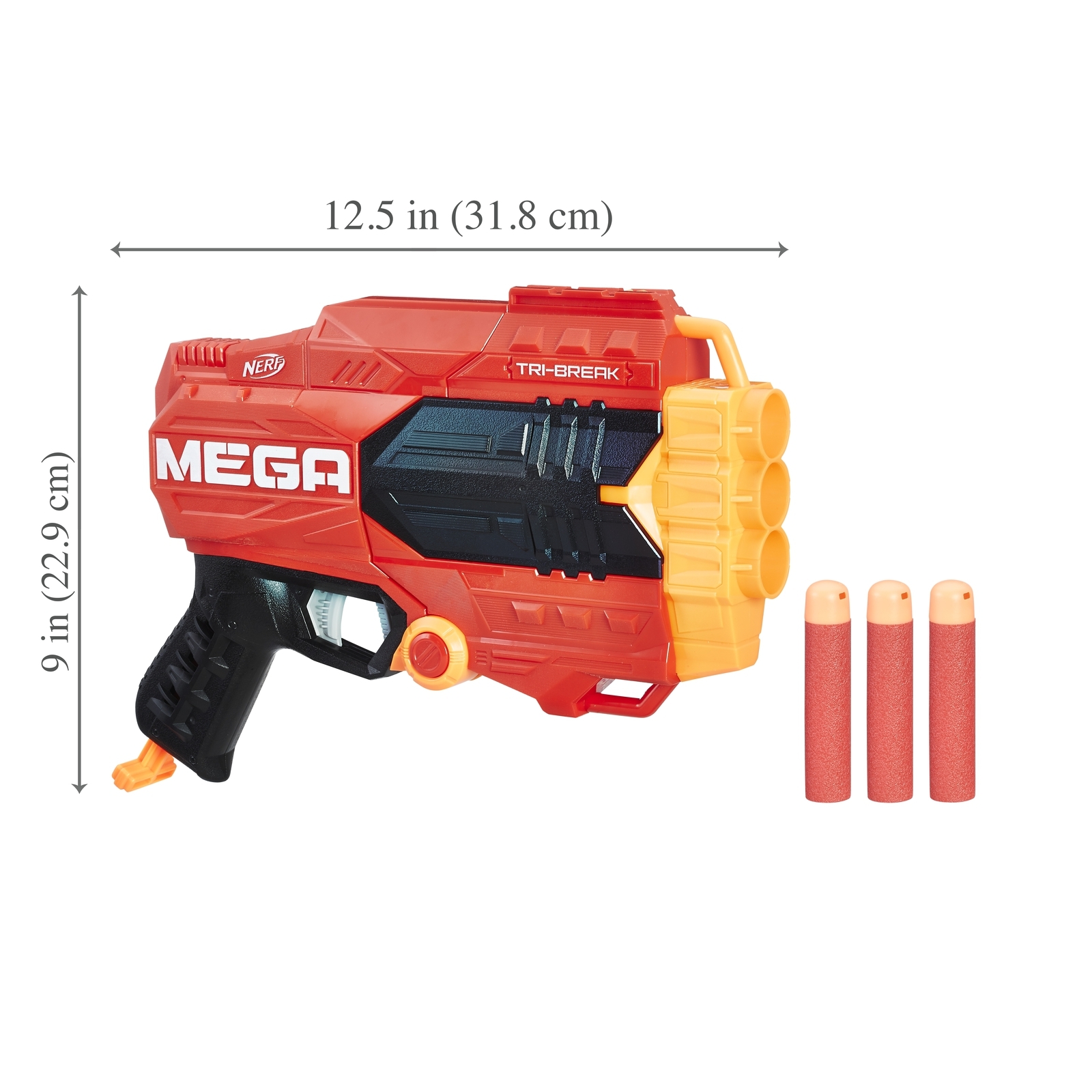 Бластер Nerf Mega Три-брейк - фото 12