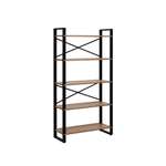Стеллаж Leset Стилвуд 135 Черный/Дуб крафт золотой