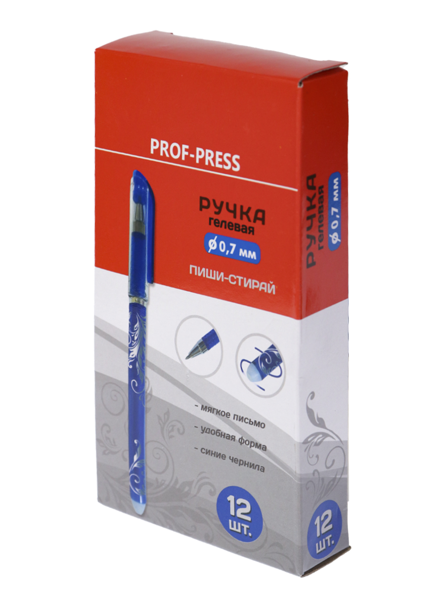 Ручка со стираемыми чернилами Prof-Press 12 шт. - фото 4
