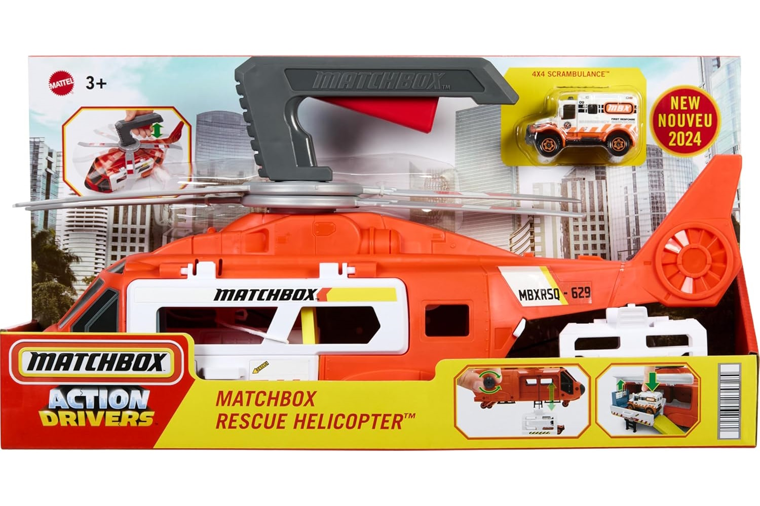 Игровой набор Matchbox Спасательный вертолет - фото 6