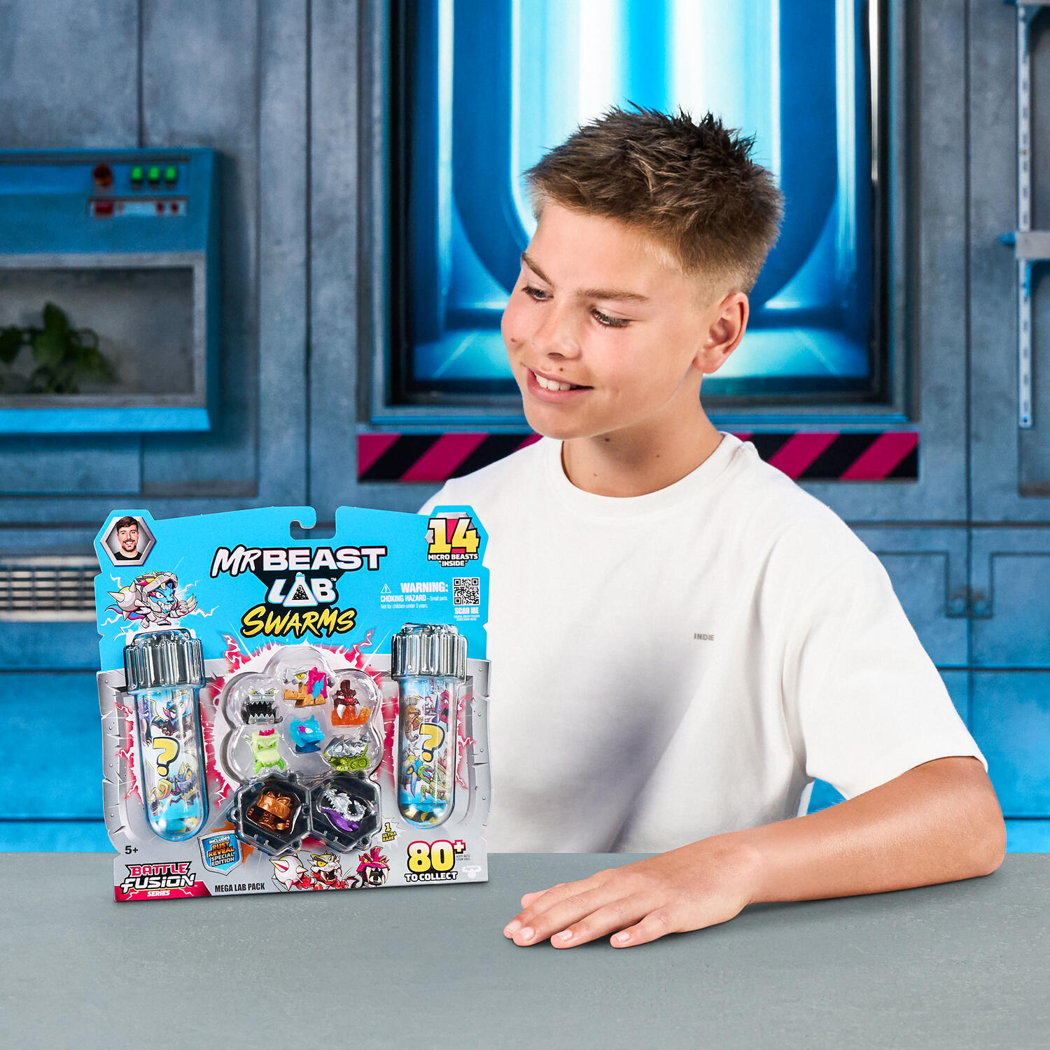 Игровой набор Moose MrBeast Lab 14 фигурок+2 колбы - фото 6