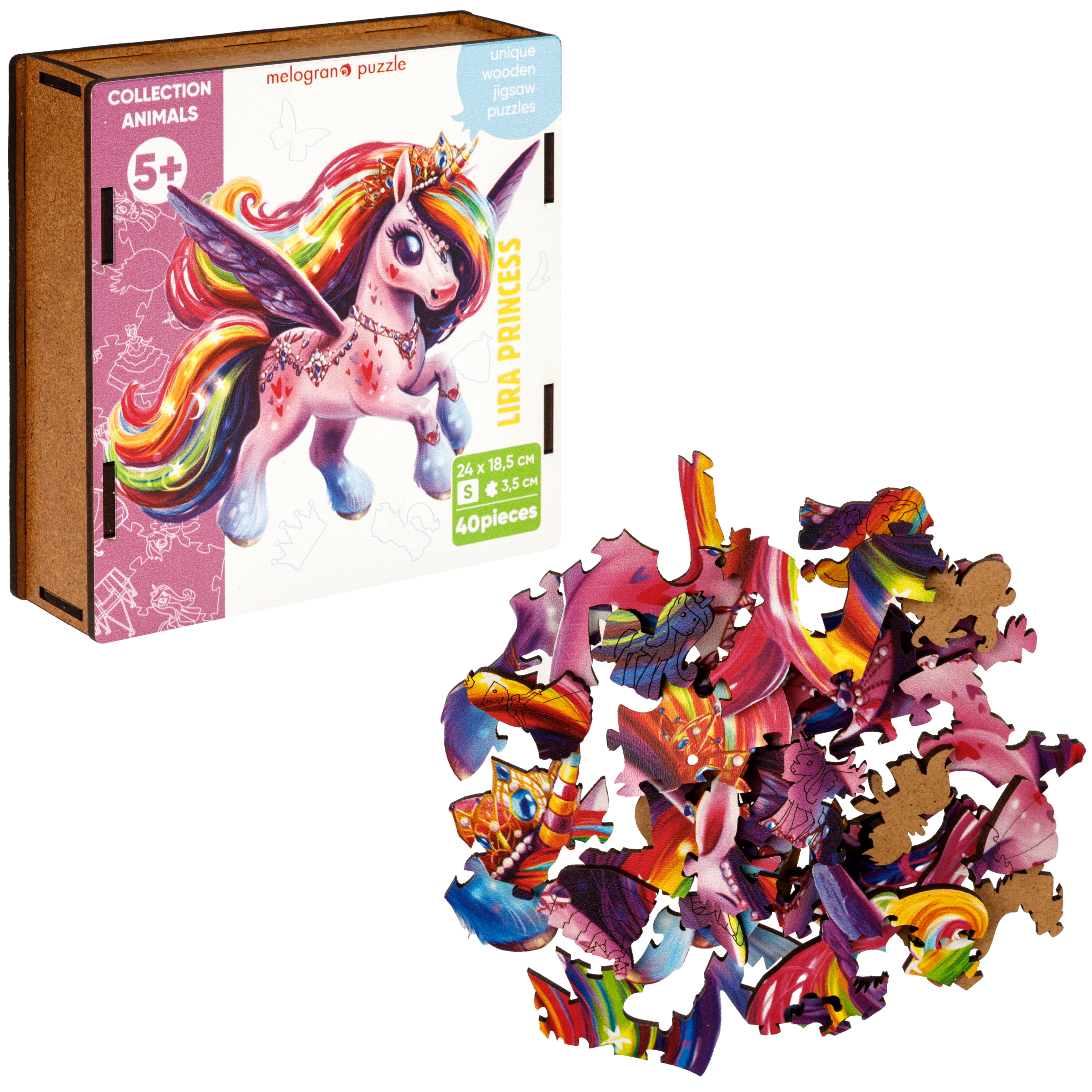 Пазл Melograno puzzle деревянный - фото 2