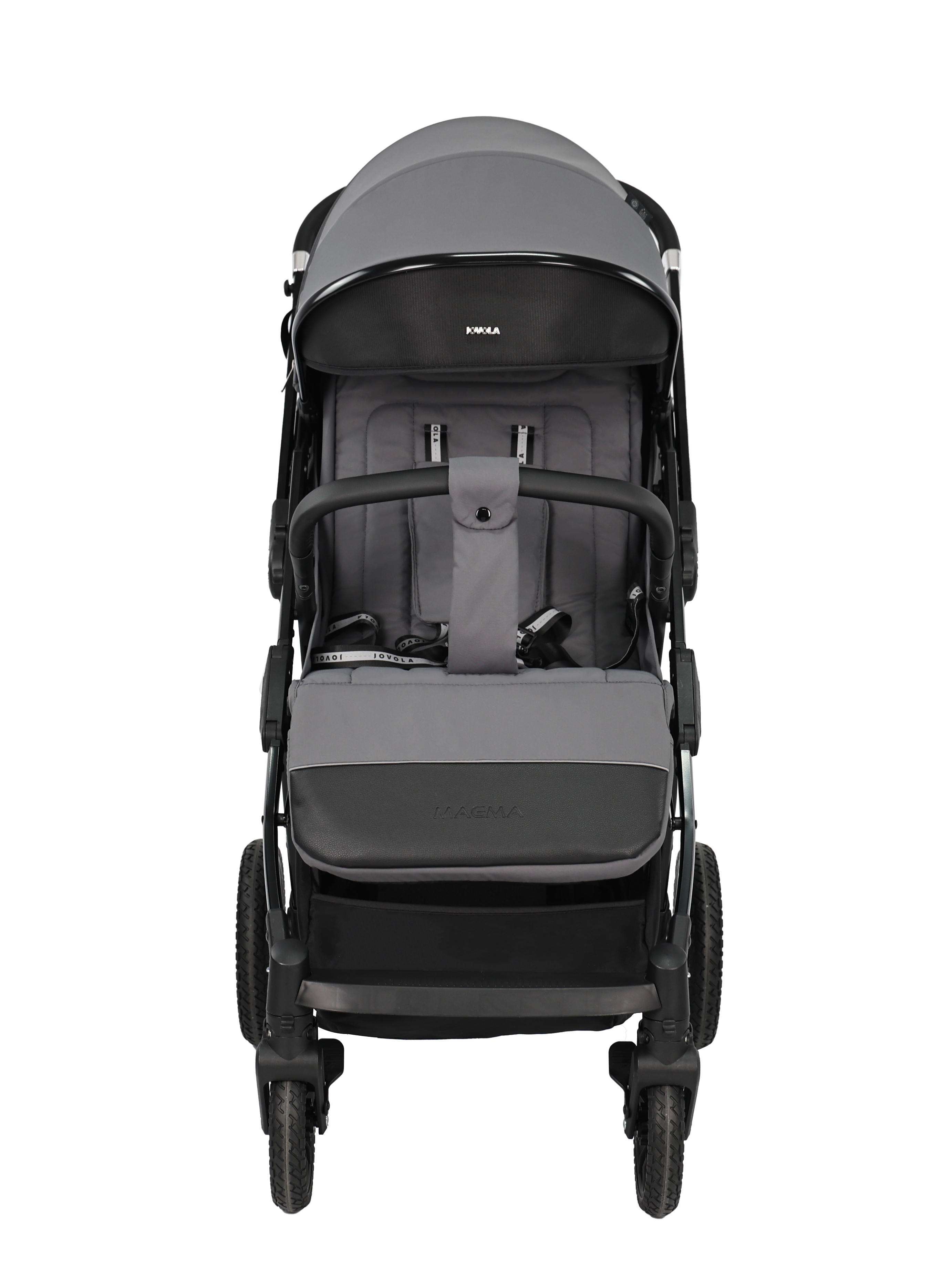 Коляска прогулочная JOVOLA Magma с перекидной ручкой серый - фото 17