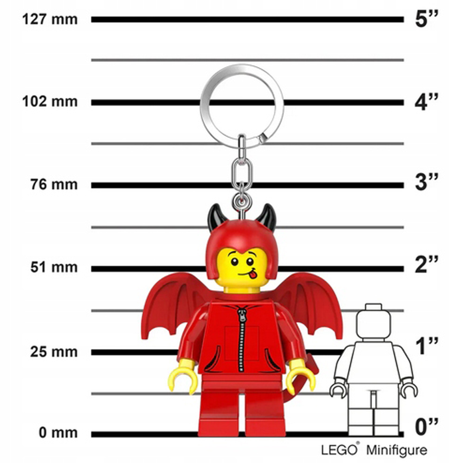 Брелок LEGO Minifigures - Милый чертенок 1 шт. - фото 5