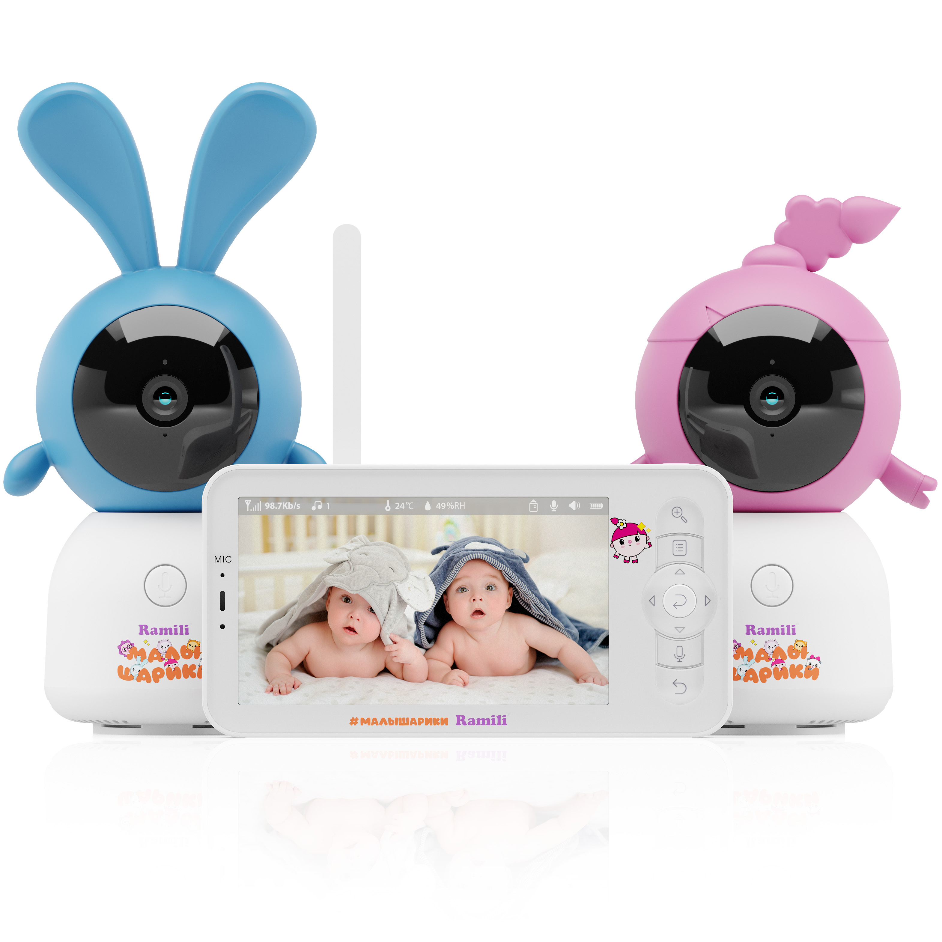 Видеоняня Ramili Малышарики Нюша и Крошик - фото 14