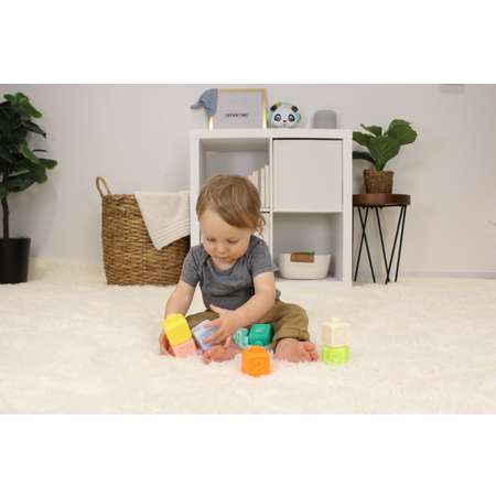 Игрушка INFANTINO кубики развивающие мягкие