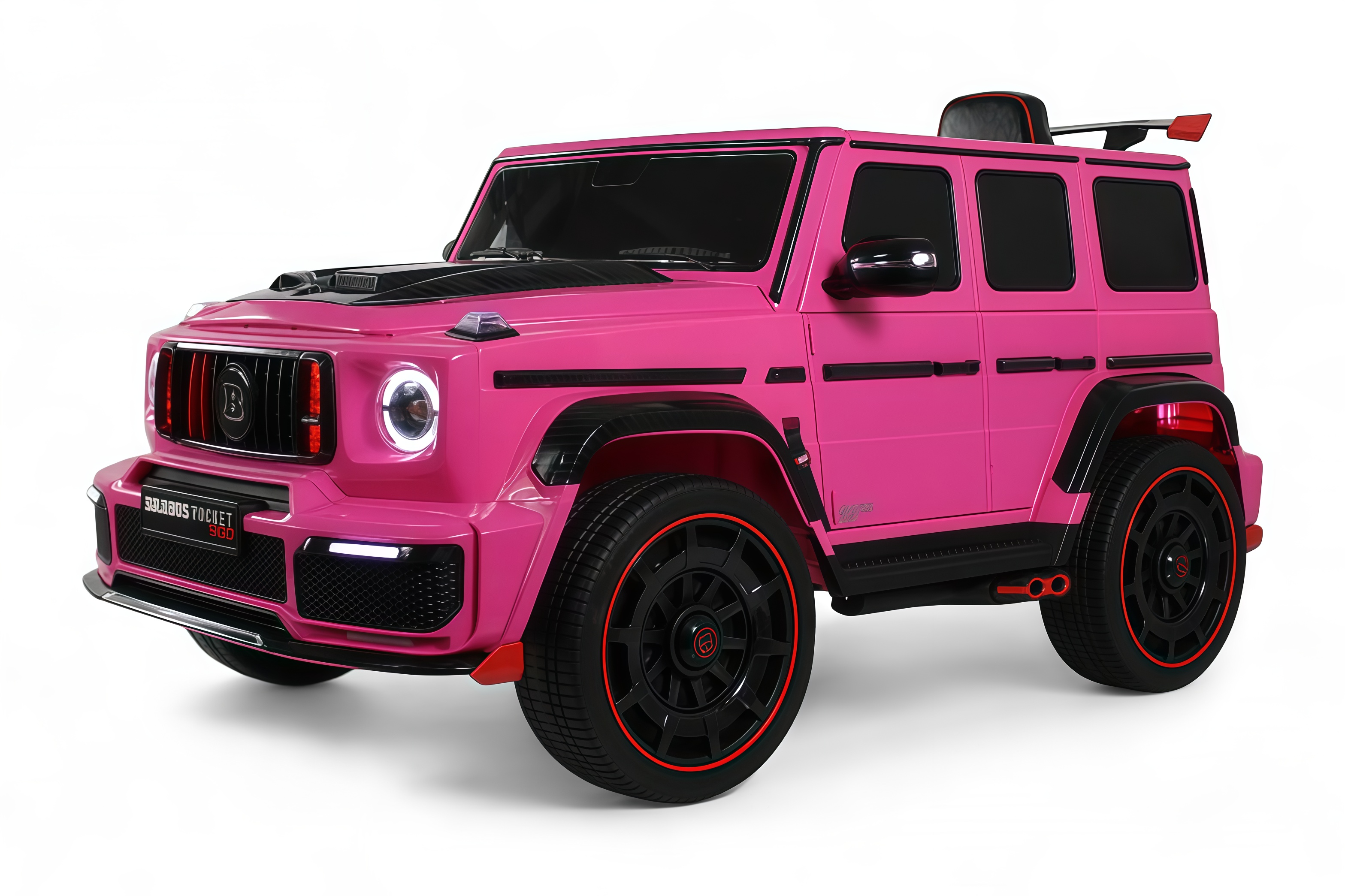 Электромобиль RIVERTOYS Mercedes Z777ZZ-PINK С пультом ДУ - фото 1