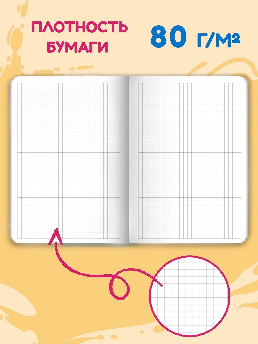 Блокнот Проф-Пресс в клетку А4. My big notebook 48 лист. - фото 3
