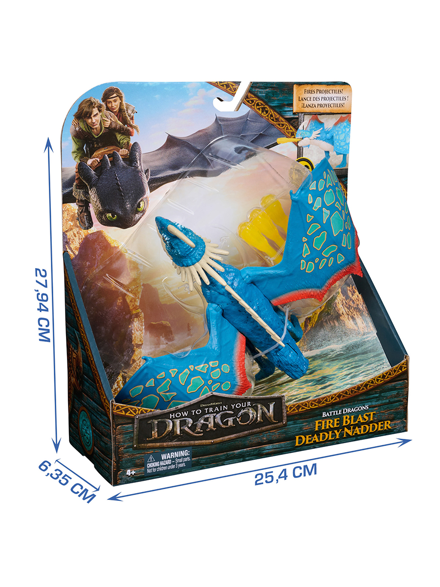 Игровой набор Dragons How to Train Your Dragon Дракон Громгильда в сражении - фото 4