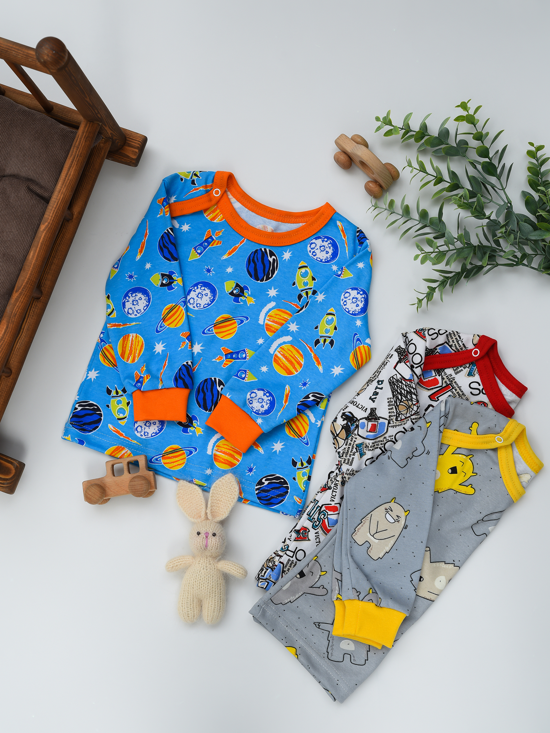 Кофточка 3 шт IVANOVO KIDS К-005мальчик - фото 5
