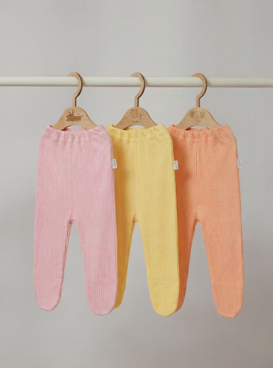 Изображение товара Ползунки 3 шт Софьюшка 80 для новорожденных хлопок интерлок мягкие и удобные