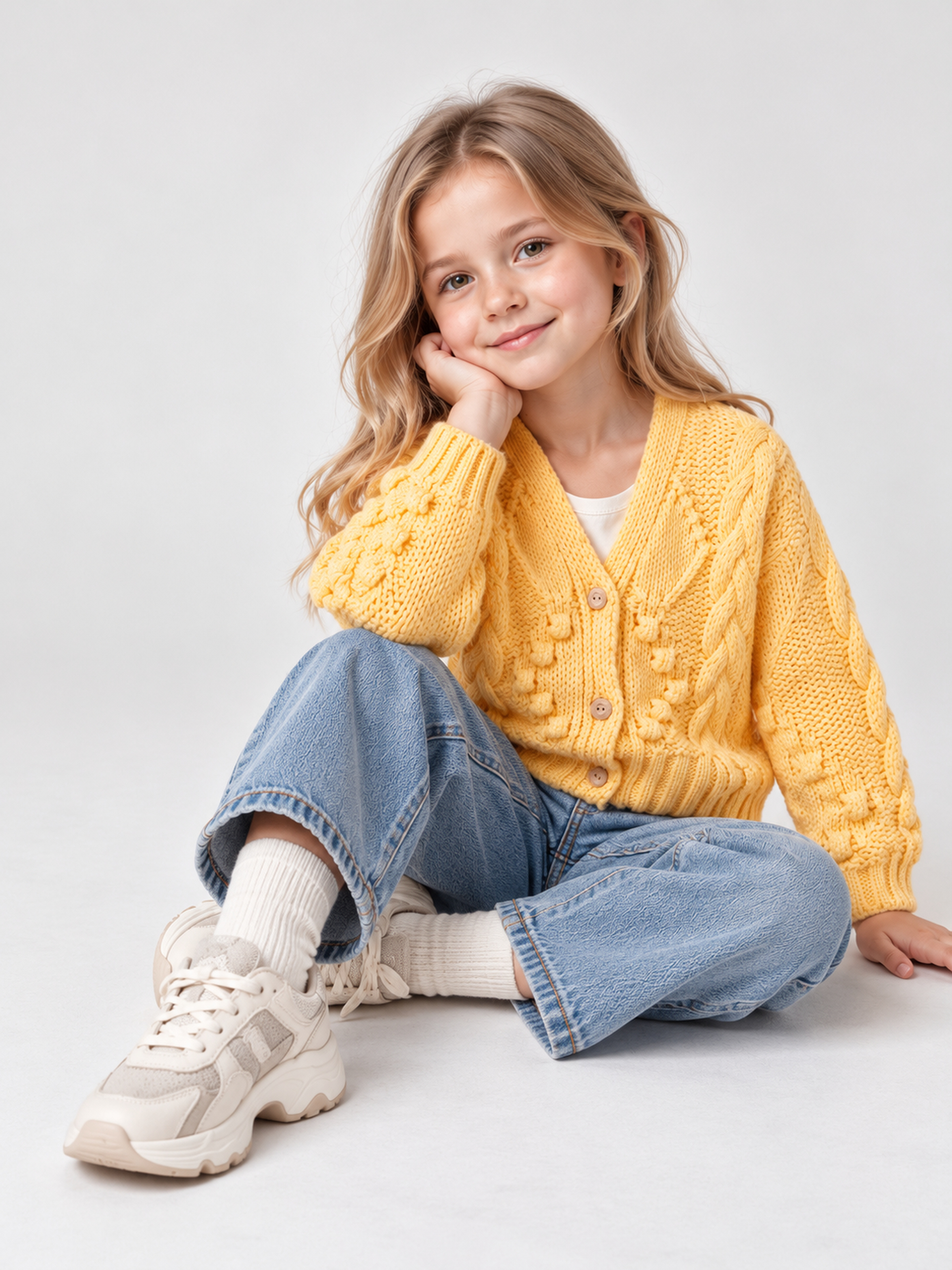 Кардиган FORS kids ДКГ10-желтый - фото 1