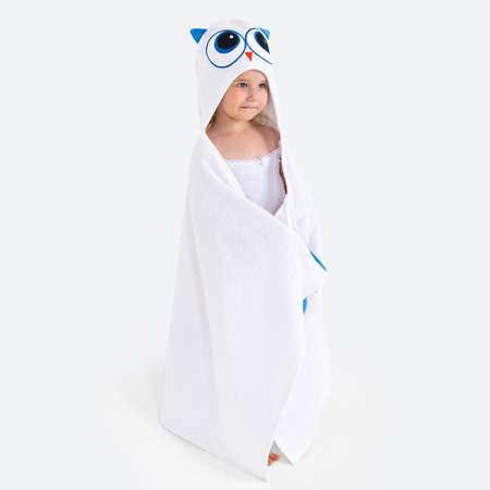 Полотенце с капюшоном BabyBunny Совушка L