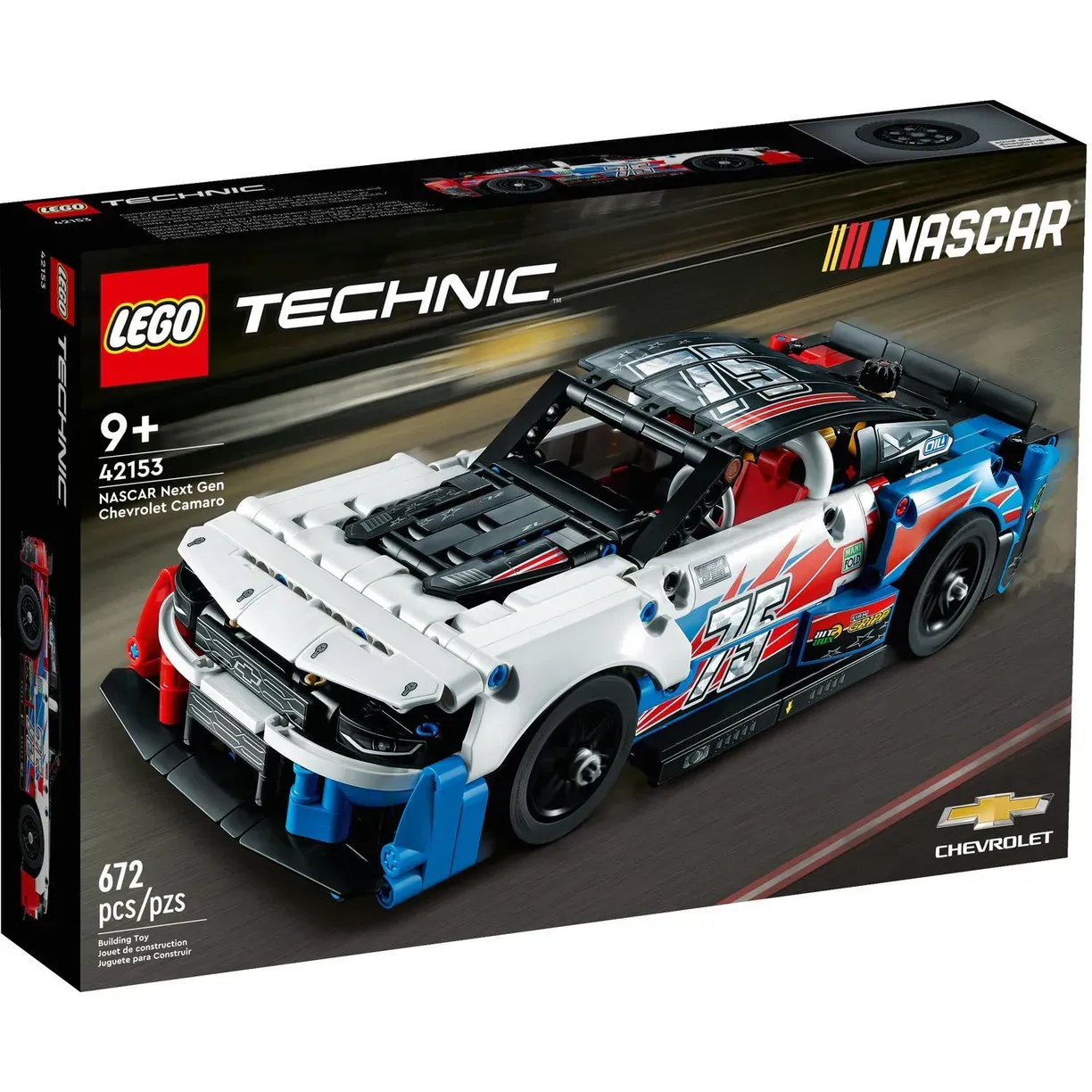 Изображение товара Конструктор LEGO Technic Шевроле Камаро ZL1 NASCAR 672 деталей Изображение товара Конструктор LEGO Technic Шевроле Камаро ZL1 NASCAR 672 деталей