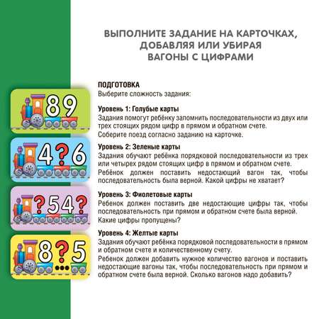 Настольная игра Bondibon обучающая детская Цифры
