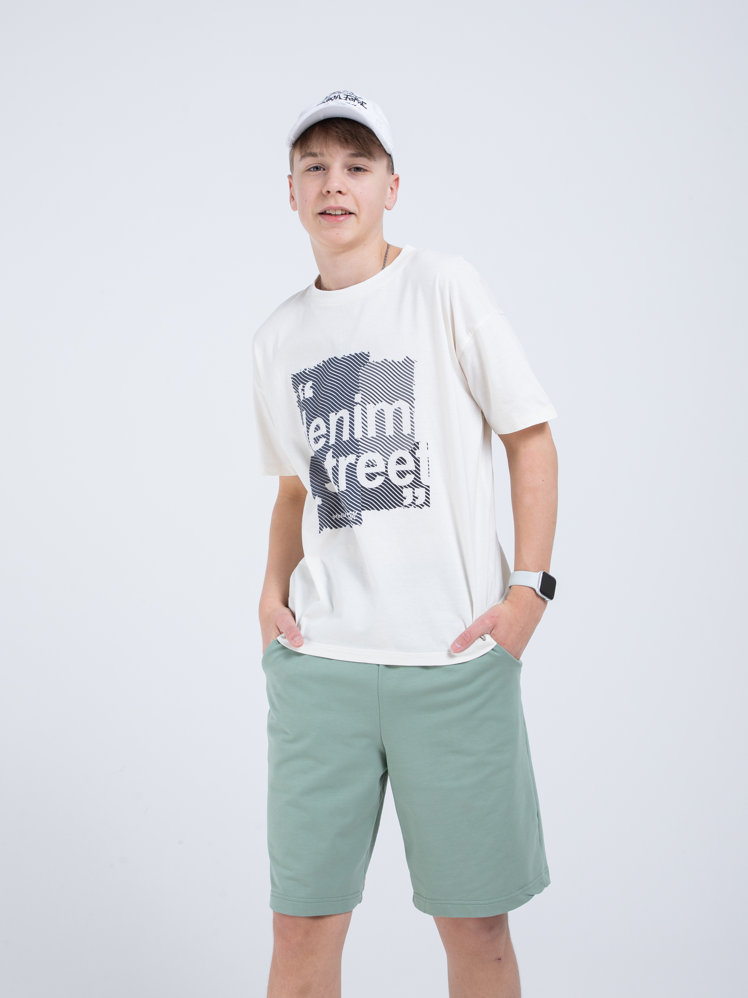 Футболка STELLA MODA 11214_молочный - фото 8