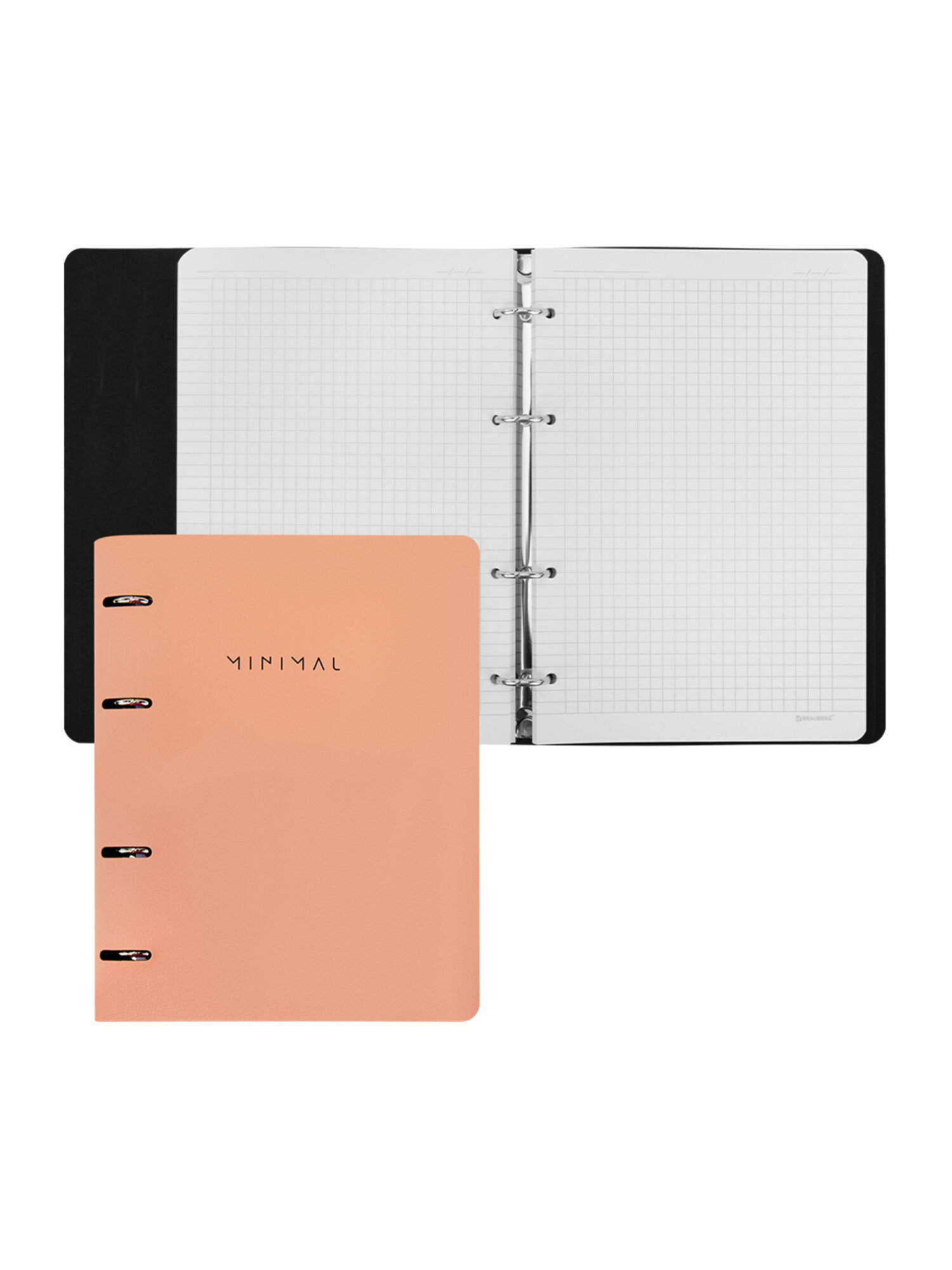 Тетрадь со сменным блоком Brauberg клетка 120 лист. - фото 8