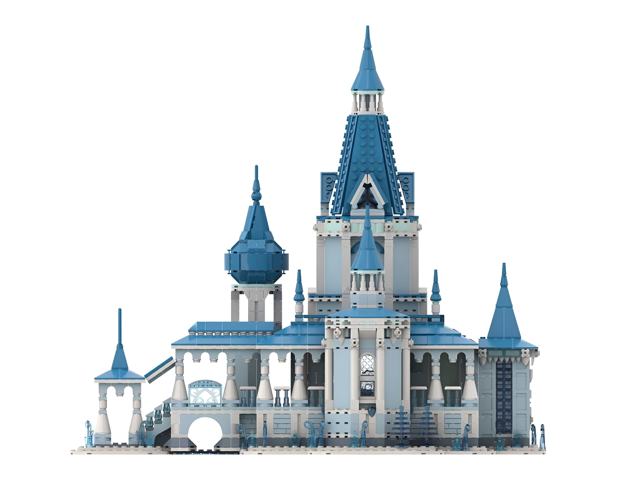 Конструктор brick labs Терем Морозко из мини-блоков 2188 дет. - фото 1