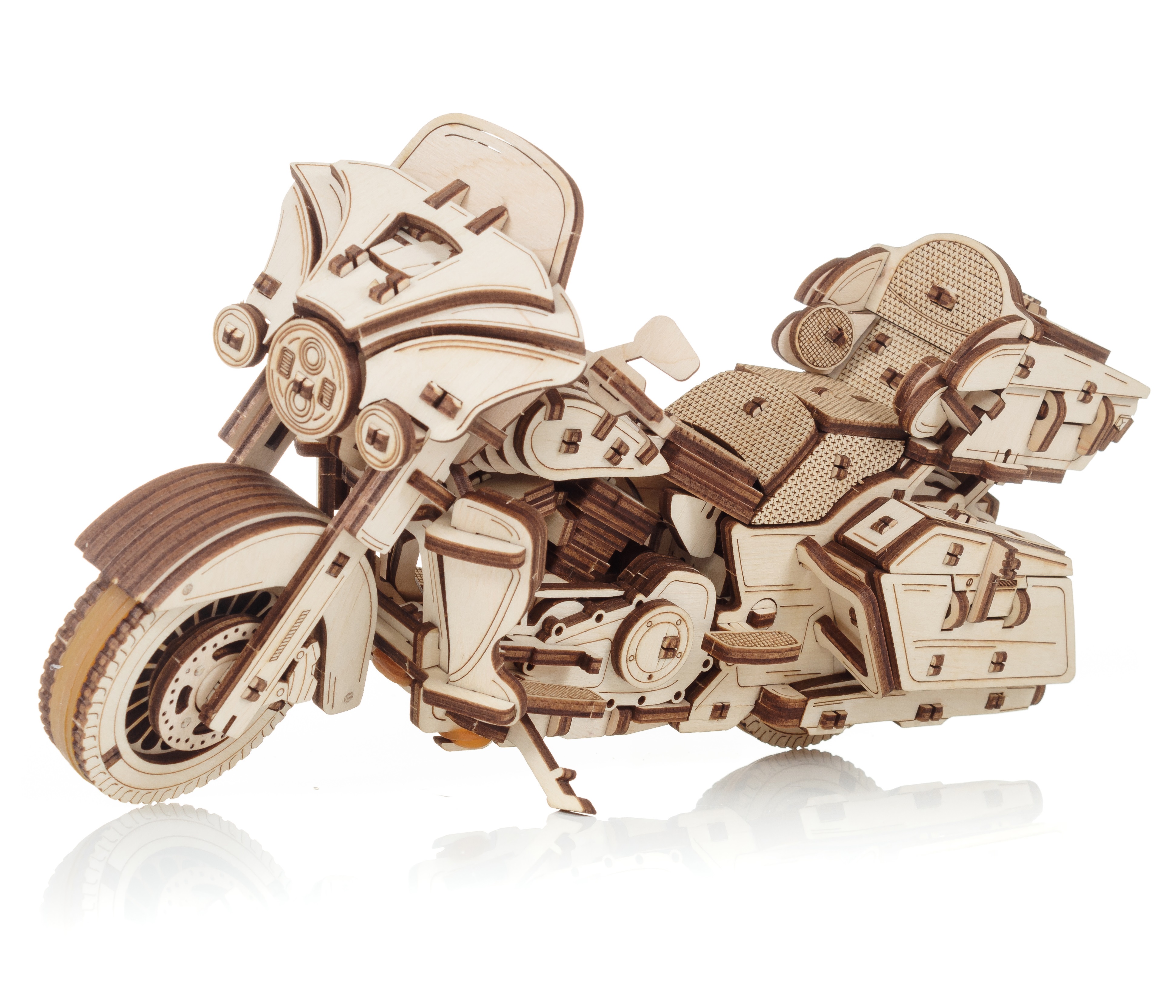 Конструктор Eco Wood Art Мотоцикл Байк деревянный - фото 10