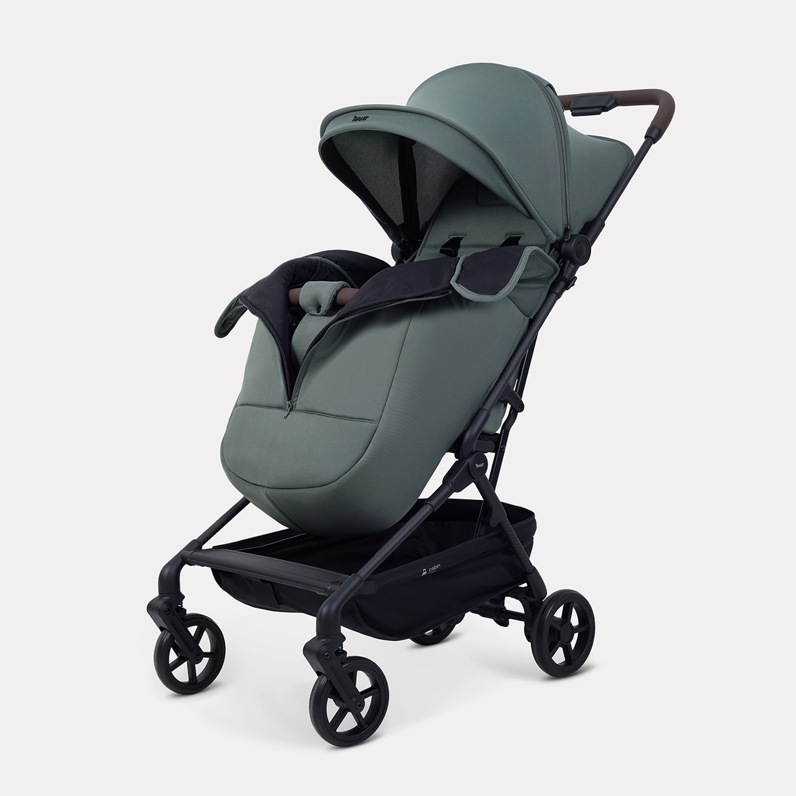 Коляска прогулочная Rant Avion Carbon зеленый - фото 4
