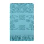 Полотенце для лица рук или ног Arya Home Collection с бахромой 70х140 см Isabel Soft Аква