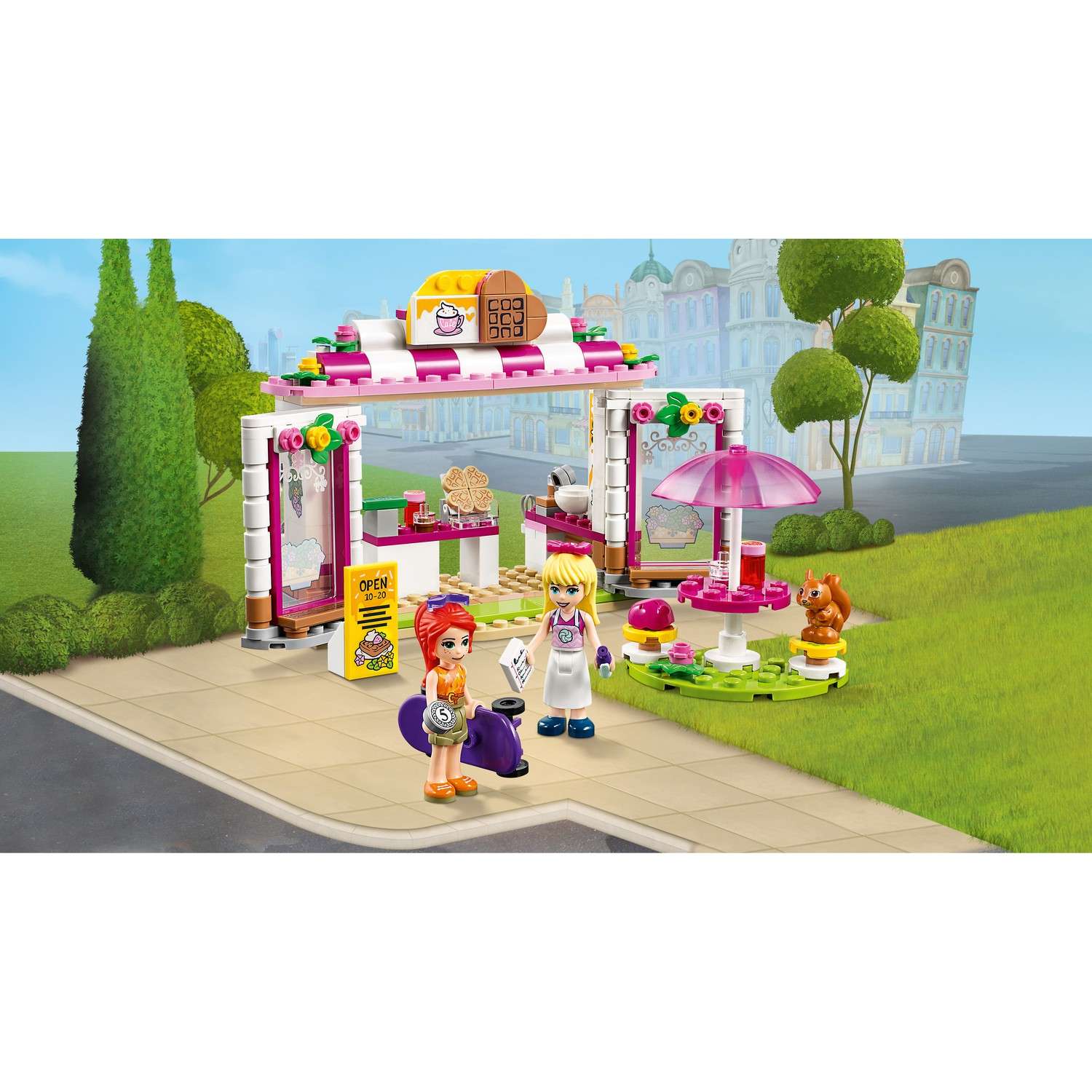 Конструктор LEGO Friends Кафе в парке Хартлейк Сити блочный - фото 14