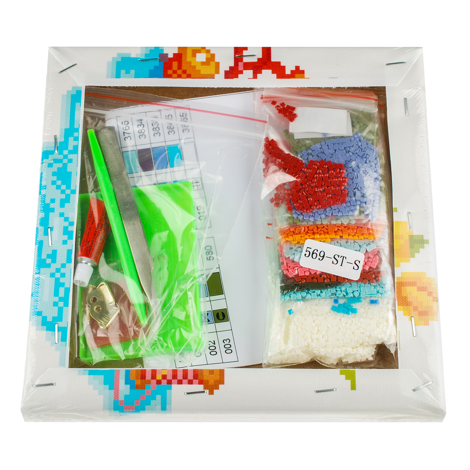 Алмазная мозаика Белоснежка Зонтик с бантиком - фото 5