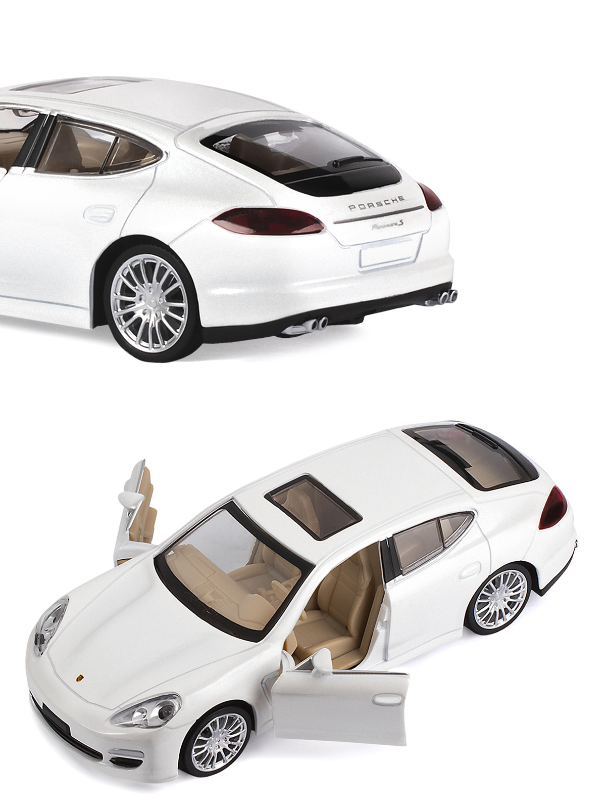 Автомобиль АВТОпанорама Porsche Panamera S 1:32 JB1251137 - фото 10