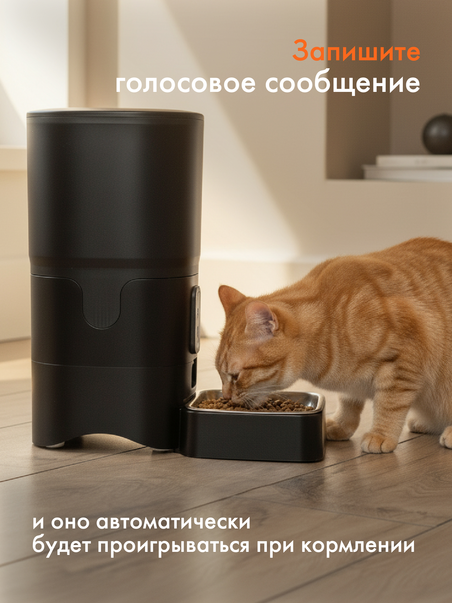 Кормушка для кошек и собак Pet Flat Автоматическая WI-FI с камерой - фото 8