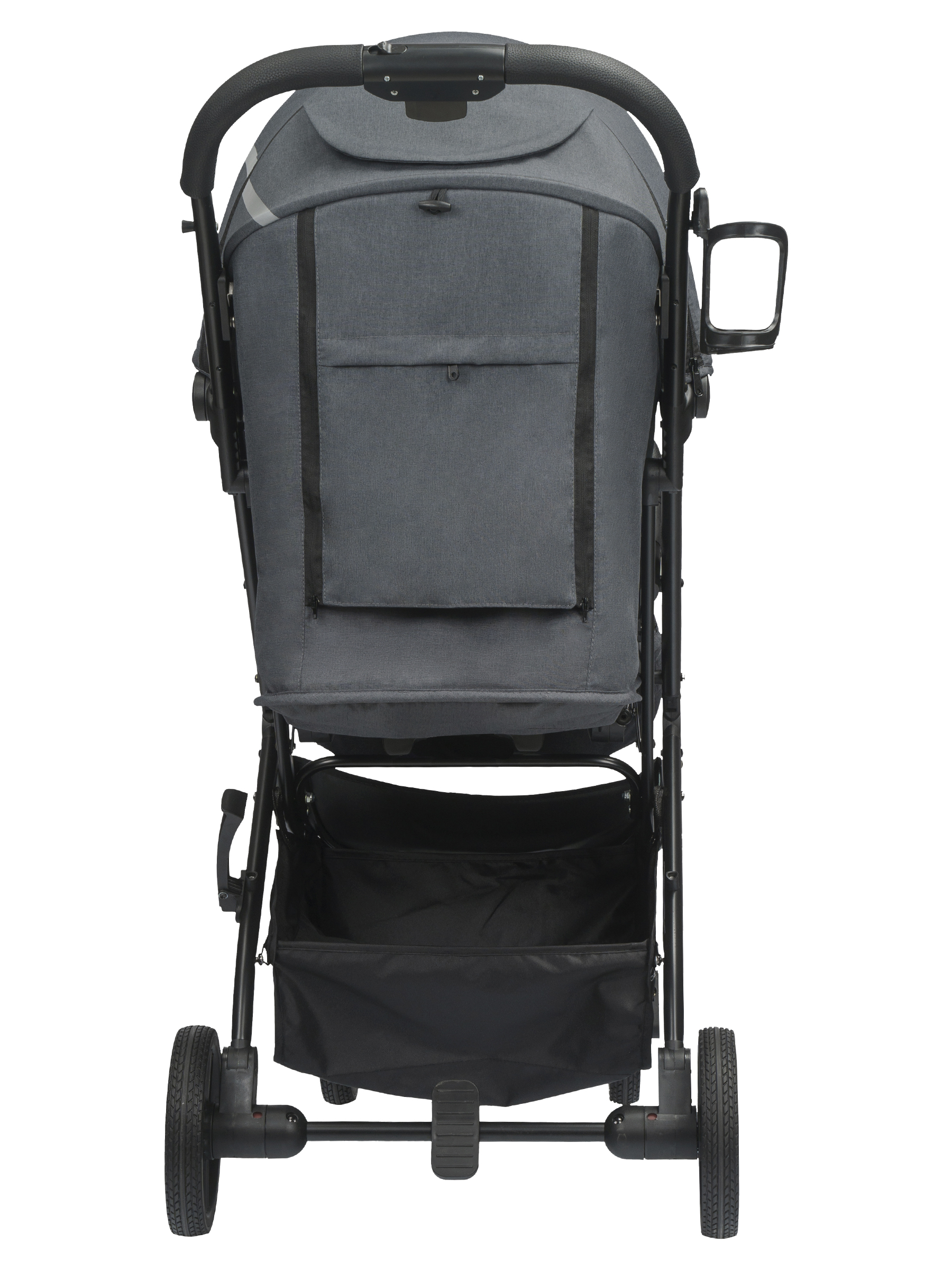 Коляска прогулочная Indigo Mega темно-серый - фото 13