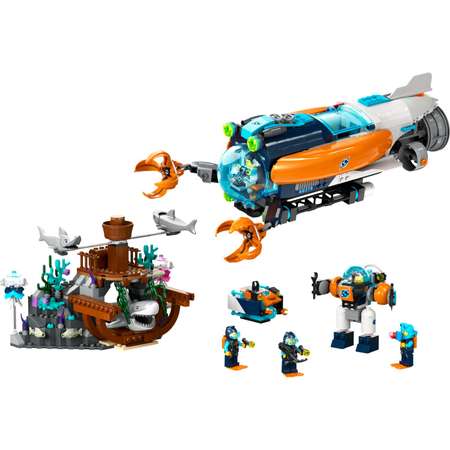 Конструктор LEGO City Deep-Sea Explorer Submarine блочный