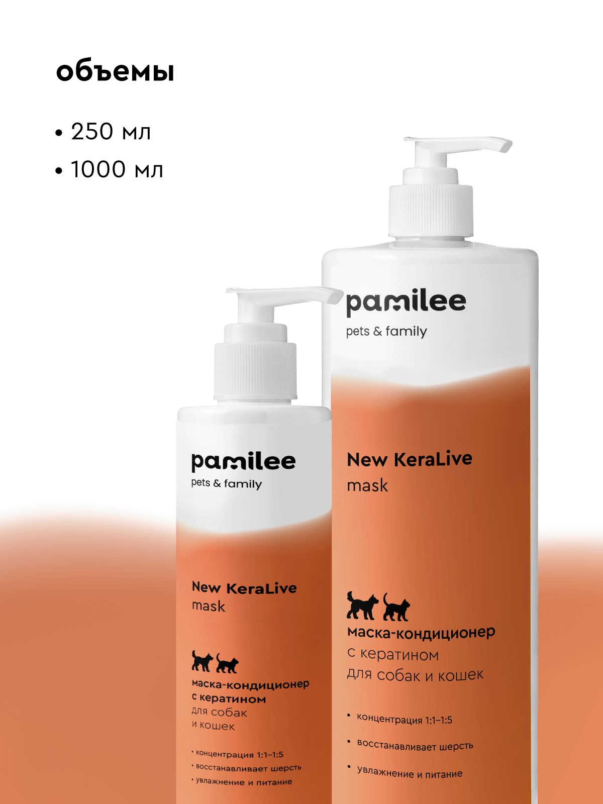 Кератиновая маска Keralive ProAnimal универсальный профессиональный восстанавливающий для собак - фото 6