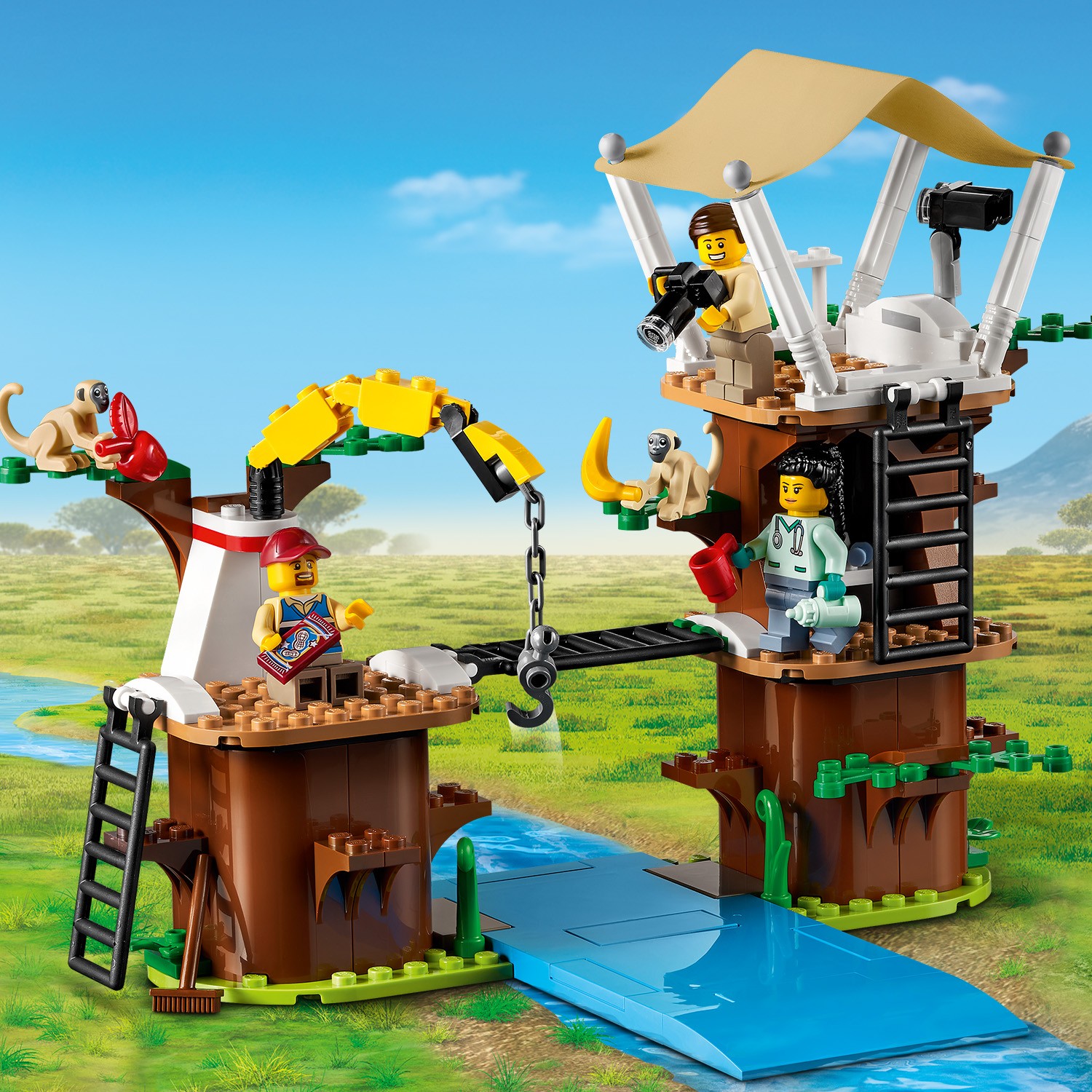 Конструктор LEGO City Wildlife Rescue Camp 503 дет. - фото 6