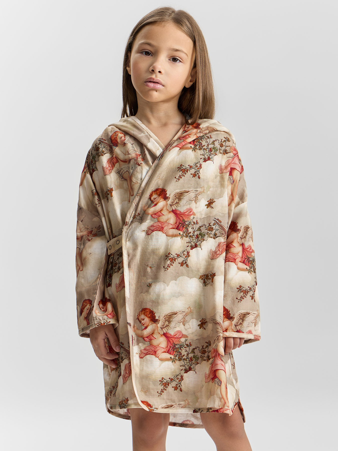 Халат Happy Baby 88129-1_milky (angels) - фото 1