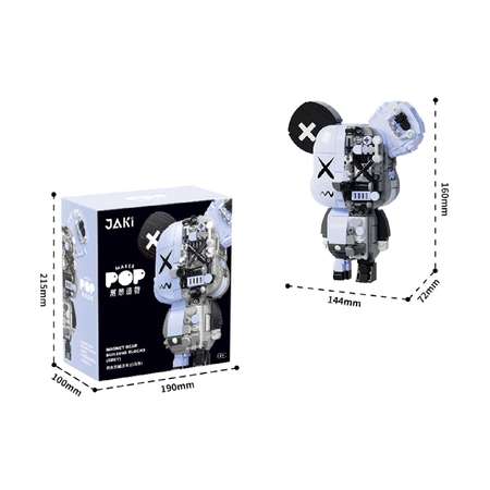 Конструктор JAKI Bearbrick: Gamma grey