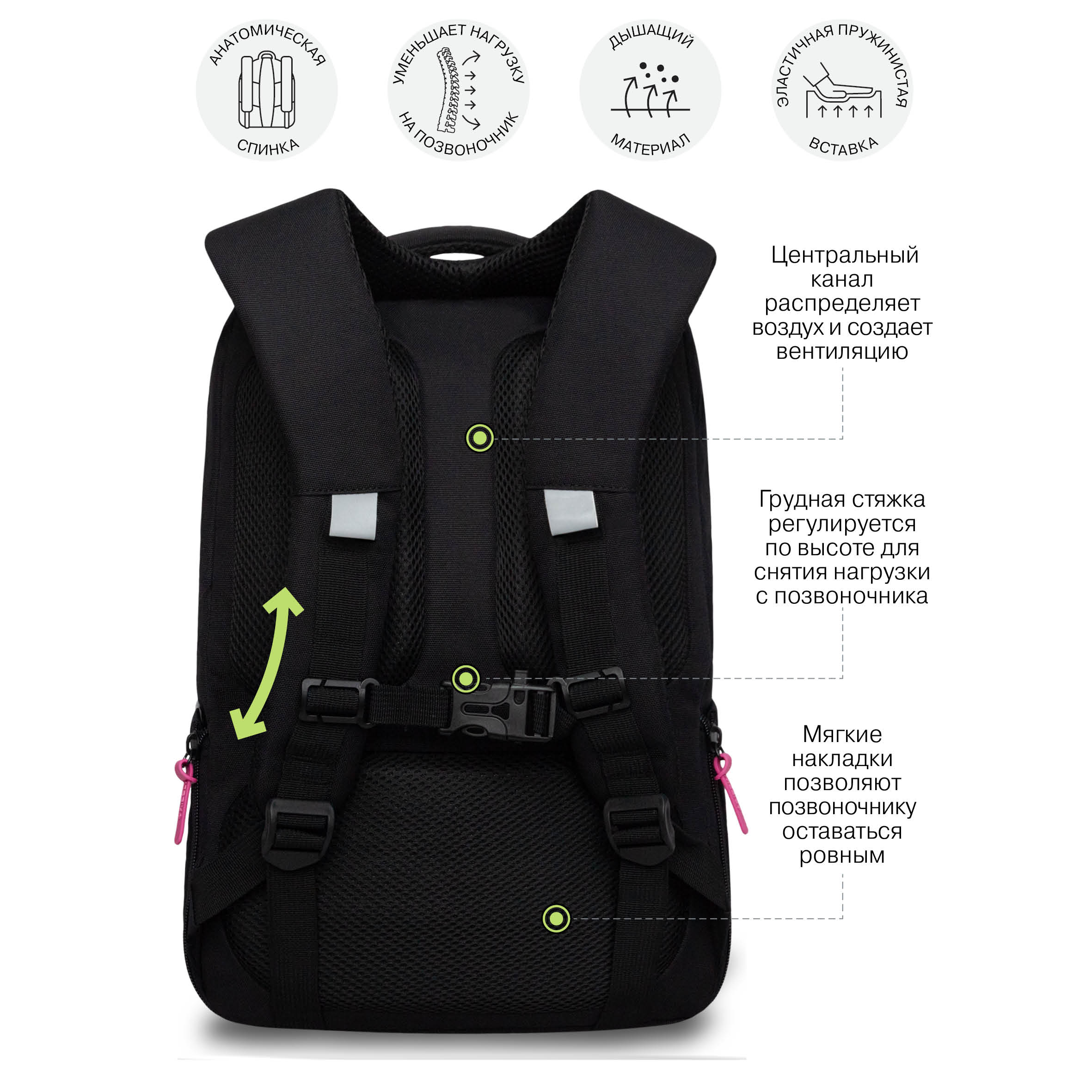 Рюкзак Grizzly для девочки - фото 7